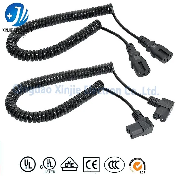Coiled Power Cable With C13 To C14